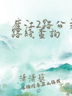 庐江2路公交车路线查询