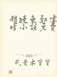 赵晓东郑伟吴雪晴小说免费阅读