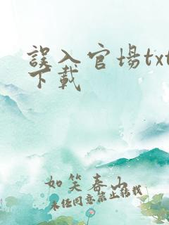 误入官场txt下载
