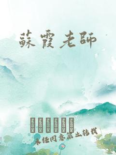 苏霞老师