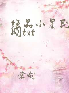 绝品小农民赵小刚txt