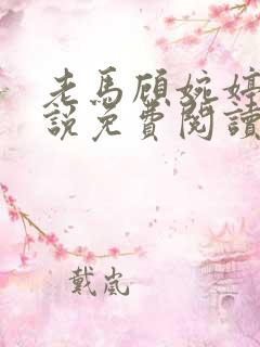 老马顾婉婷的小说免费阅读