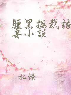 腹黑总裁诱宠小妻小说
