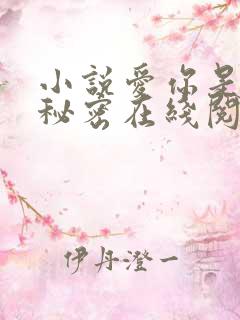 小说爱你是绝对秘密在线阅读