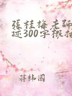 张桂梅老师的事迹300字概括