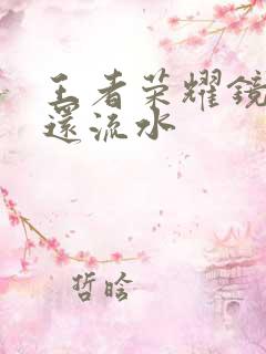 王者荣耀镜被捅还流水