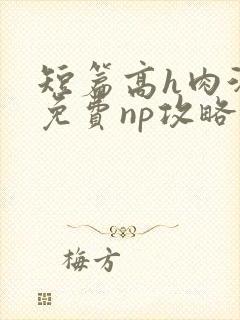 短篇高h肉汁文免费np攻略