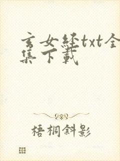 玄女经txt全集下载