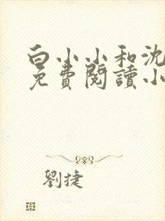 白小小和沈惊觉免费阅读小说正版