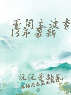 壹周立波秀2013年最新
