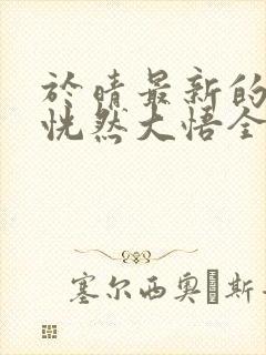 于晴最新的小说恍然大悟全文阅读