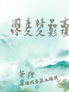 国产精品高潮呻吟久久影视A片