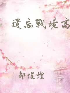 遗忘战境高清