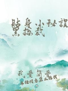 贴身小秘误睡腹黑总裁