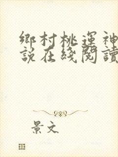 乡村桃运神医小说在线阅读