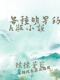 各种明星的综艺h版小说