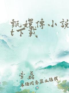 甄嬛传小说txt下载