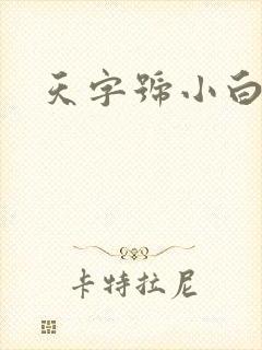 天字号小白脸