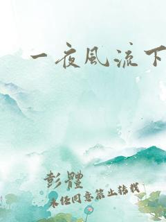 一夜风流下载