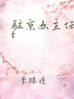 驻京办主任txt