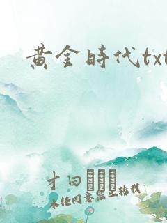 黄金时代txt
