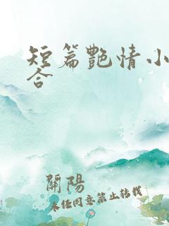 短篇艳情小说集合