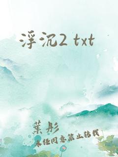 浮沉2 txt