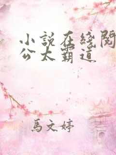 小说在线阅读老公太霸道