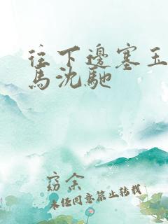 往下边塞玉器骑马沈驰
