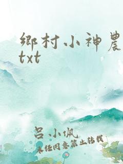 乡村小神农小说txt