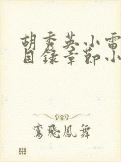 胡秀英小雷全部目录章节小说乡村