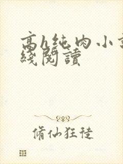 高h纯肉小说在线阅读