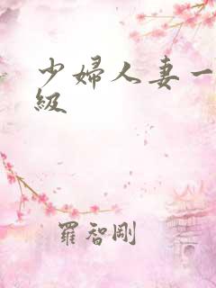 少妇人妻一级a级