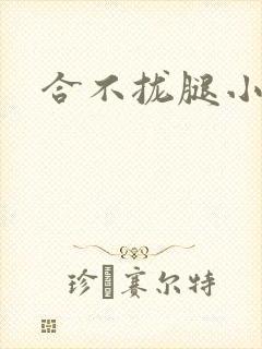 合不拢腿小说
