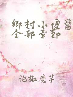 乡村小傻医小说全部章节