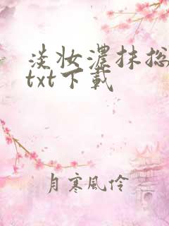 淡妆浓抹总相宜txt下载