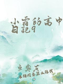 小霜的高中成长日记9