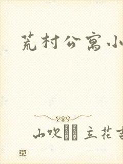 荒村公寓小说