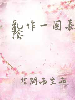 乱作一团长日光阴