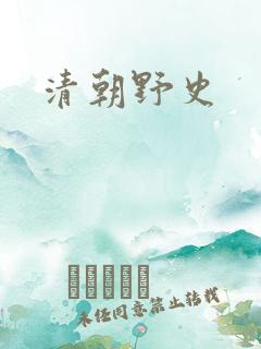 清朝野史