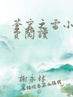 苍穹之雷小说免费阅读