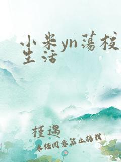 小米yn荡校园生活