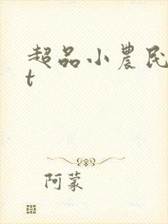 超品小农民txt