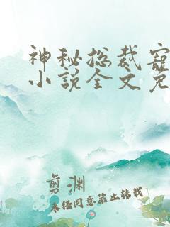 神秘总裁宠上瘾小说全文免费阅读