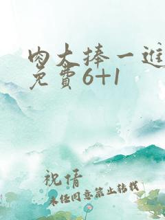 肉大捧一进一出免费6+1