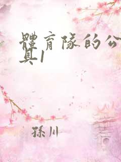 体育队的公用玩具1