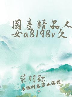 国产精品人妻熟女a8198v久