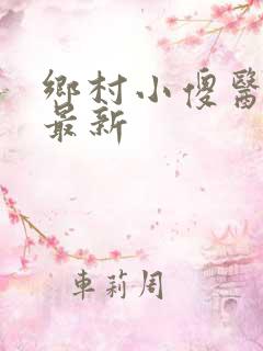 乡村小傻医小说最新
