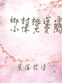 乡村桃运傻医张小伟免费阅读
