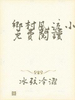 乡村风流小神医免费阅读
